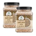 Earthy Eats Sunflower Seed – 800 Gram (2 x 400g), Natural Nutritious Snack for Snacking, Salads, and Baking, Healthy and Flavorful Seeds for Recipes