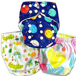 earthy lanes cloth diaper coversno inserts included adjustable washable and reusable 3months-3 years