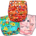 Earthy Lanes Cloth Diaper Covers(No Inserts Included) Adjustable Washable and Reusable (3Months-3 Years)