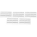 Color Palette for Paint Mixing, Mountable, 8 Color compartments, 2 Water Storage Compartment and 4 Mixing Compartment, Size: 184MM x 104MM, CP05, Rectangle Small Pack of 5.