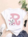 EASELCLOTHING Printed Women Round Neck White T-Shirt
