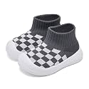 Eashi Baby Boy Girl Non-Skid Indoor Infant Walking Shoes Breathable Warm Elastic Sock Shoes with Memory Sole Protect Toes Outdoor Sneakers