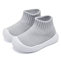 Eashi Baby Boy Girl Non-Skid Indoor Infant Walking Shoes Breathable Warm Elastic Sock Shoes with Memory Sole Protect Toes Outdoor Sneakers