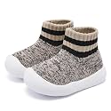 Eashi Baby Boy Girl Non-Skid Indoor Infant Walking Shoes Breathable Warm Elastic Sock Shoes with Memory Sole Protect Toes Outdoor Sneakers
