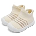 Eashi Baby Boy Girl Non-Skid Indoor Infant Walking Shoes Breathable Warm Elastic Sock Shoes with Memory Sole Protect Toes Outdoor Sneakers