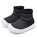 Eashi Baby Boy Girl Non-Skid Indoor Infant Walking Shoes Breathable Warm Elastic Sock Shoes with Memory Sole Protect Toes Outdoor Sneakers