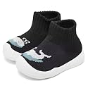 Eashi Baby Boy Girl Non-Skid Indoor Infant Walking Shoes Breathable Warm Elastic Sock Shoes with Memory Sole Protect Toes Outdoor Sneakers