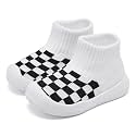 Eashi Baby Boy Girl Non-Skid Indoor Infant Walking Shoes Breathable Warm Elastic Sock Shoes with Memory Sole Protect Toes Outdoor Sneakers