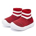 Eashi Baby Boy Girl Non-Skid Indoor Infant Walking Shoes Breathable Warm Elastic Sock Shoes with Memory Sole Protect Toes Outdoor Sneakers