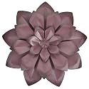 EASICUTI Blue Metal Flowers Wall Decor Metal Wall Art Decorations Hanging For Indoor Outdoor Home Bathroom Kitchen Dining Room Bedroom Living Room Or Wall Sculptures 12 Inch