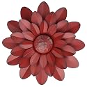 EASICUTI Coral Multiple Layer Metal Flower Wall Art Decor Hanging For Indoor Outdoor Home Bathroom Kitchen Dining Room Bedroom Living Room Farmhouse Or Wall Sculptures 12 Inch
