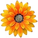 EASICUTI Sunflower Metal Flowers Wall Decor Metal Wall Art Decorations Hanging For Indoor Outdoor Home Bathroom Kitchen Dining Room Bedroom Porch Hallway Or Wall Sculptures 12 Inch