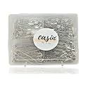 Assorted Safety Pins Bulk for Women & Girls, Different Sizes Heavy Duty Silver Sewing Safety Pin with Reusable Partition Box, Pack of 100