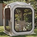EAST OAK Pop-Up Screen House Tent 4x4 FT, Portable Instant Screen Room Canopy with Carry Bag, Beige Outdoor Screen Tent for Patio, Backyard, Deck, Camping & Outdoor Activities