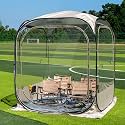 East Oak Weather Sports Tent for Fishing, Sports Event | Pop Up Bubble Tent Instant Sun & Rain Shelter | No Condensation, Spacious Interior, Ultra Visibility | All Weather Protection | 6 x 6 FT