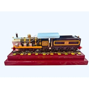 eastern railway handmade steam engine model  worlds oldest working locomotive replica  vintage railway collectible showpiece for display amp gifting
