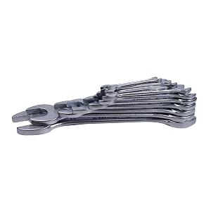 eastman doe jaw spanners - crv set of 6pcs kit-03-60m chrome vanadium steel chrome plated chrome finished double sided open end wrench wrench set tools - e-2001