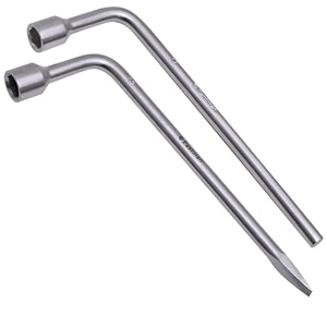 eastman l-type spanners set of 1pcs 21 mmselected high carbon steel chrome plated sliver wheel nut spanner for cars single sided wrench e-2011