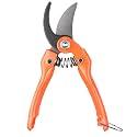 Eastman Pruning Shears With Curved Cutter Heavy Duty Garden Plant Cutter 190 Mm Stainless Alloy Steel Cutter Tools Leaf Cutter for Home Garden, Wood Branch Trimmer, Garden (E-3025)
