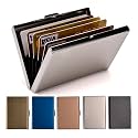 EASTNIGHTS RFID Credit Card Holder Stainless Steel Credit Card Wallet Business Card Holder for Women Men