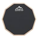 EASTROCK Practice Drum Pad, 8 Inches Double Sided Silent Drum Pad, Silicone Dumb Drum for Beginners,Black