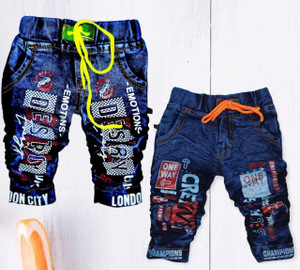 eastwards boys  girls regular low rise blue jeans pack of 2