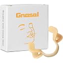 Easy Breath Nasal Dilator – Adjustable Titanium & Silicone Snoring Solution for Better Sleep, Boost Airflow – Reusable Comfortable Breathing Athlete Exercising (S)