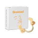 Easy Breath Nasal Dilator – Adjustable Titanium & Silicone Snoring Solution for Better Sleep, Boost Airflow – Reusable Comfortable Breathing Athlete Exercising (M)