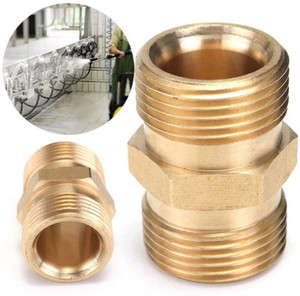 easy bull ny m22 male brass connector for extension of washer hose pipe hose extender compatible with ballorex gaocheng jpt starq 1 hose connector
