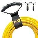 Easy-Carry Wrap-It Storage Straps - 17" (2-Pack) – Heavy-Duty Hook and Loop Cord Carrying Strap, Hanger, and Organizer with Handle for Pool Hoses, Garden Hoses, Cables, and Dad Gift Ideas…