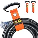 Easy-Carry Wrap-It Storage Straps - 22” (2-Pack) Blaze Orange with Grommet