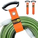 Easy-Carry Wrap-It Storage Straps - 28” (2-Pack) Blaze Orange with Grommet