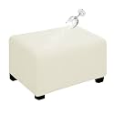 Easy-Going Waterproof Stretch Large Rectangle Ottoman Cover Footstool