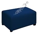 Easy-Going Waterproof Stretch X-Large Rectangle Ottoman Cover Footstool
