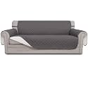 Easy-Going Reversible Couch Cover, 4 Seater Sofa, XX-Large Sofa, Gray/Ivory