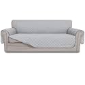 Easy-Going Reversible Couch Cover, 4 Seater Sofa, Light Gray/Light Gray
