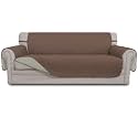 Easy-Going Reversible Couch Cover, 4 Seater Sofa, Brown/Beige