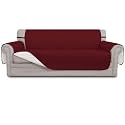 Easy-Going Reversible Couch Cover, 4 Seater Sofa, Christmas Red/Ivory