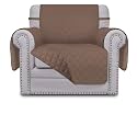 Easy-Going Reversible Couch Cover, Small Chair, Brown/Brown