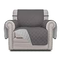 Easy-Going Reversible Couch Cover, Small Chair, Gray/Light Gray