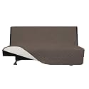 Easy-Going Reversible Couch Cover, Large Futon Sofa, Taupe/Ivory