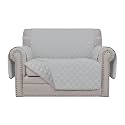 Easy-Going Reversible Couch Cover, Oversized Chair, Light Gray/Light Gray