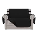 Easy-Going Reversible Couch Cover, Oversized Chair, Black/Black