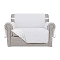 Easy-Going Reversible Couch Cover, Oversized Chair, White/White