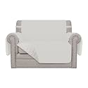 Easy-Going Oversized Chair Sofa Slipcover Reversible Sofa Cover Water Resistant Couch Cover Furniture Protector Cover with Elastic Straps for Pets Dog (Oversized Chair, Ivory/Ivory)