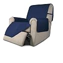 Easy-Going Reversible Couch Cover, Recliner 19 in, Navy/Navy