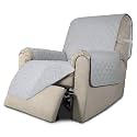Easy-Going Reversible Couch Cover, Recliner 22 in, Light Gray/Light Gray