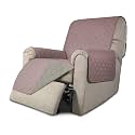 Easy-Going Reversible Couch Cover, Recliner 19 in, Pink/Beige
