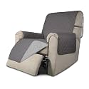 Easy-Going Reversible Couch Cover, Recliner 19 in, Gray/Light Gray