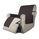 Easy-Going Reversible Couch Cover, Recliner 19 in, Chocolate/Ivory